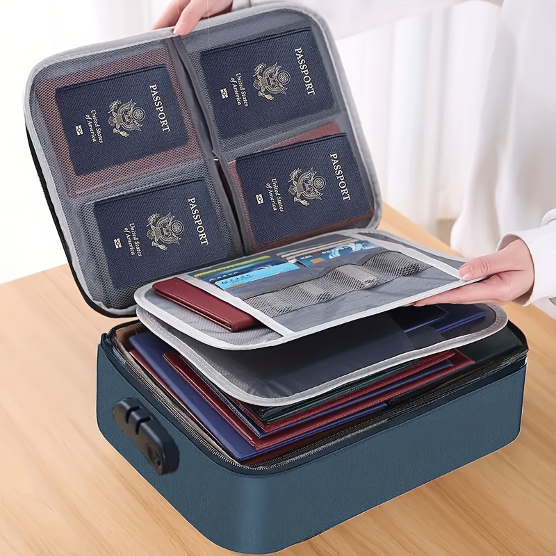 Portfolio Folder Zip - Kilitlenebilir Dosya Saklama Çantası, Dizüstü Bilgisayar