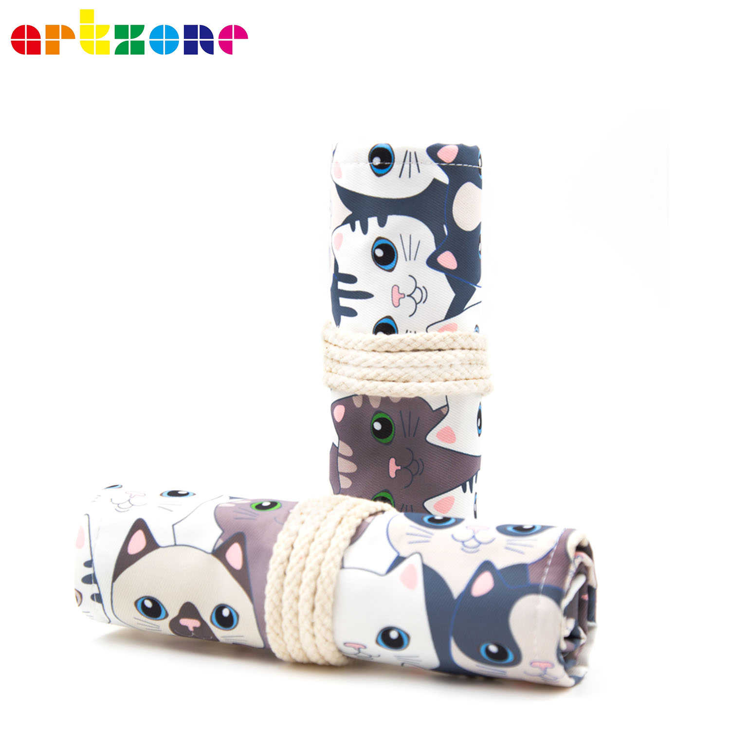Pen Pouch Roll - 48 delik kalem kutusu sanat kalem