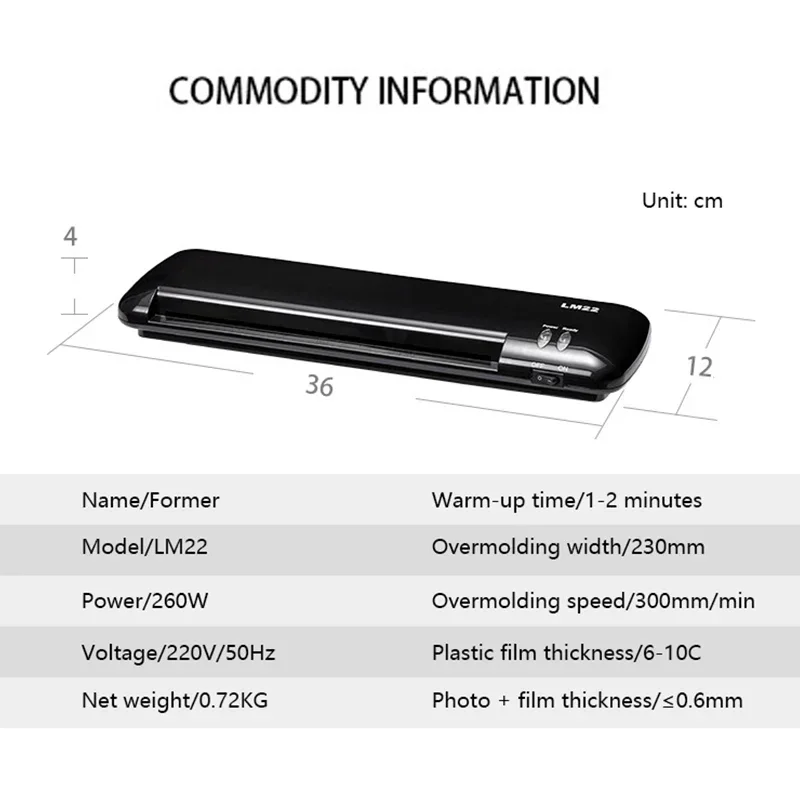 Document Laminator Pouch - Mükemmel A4 Laminasyon Makinesi Ev Tipi