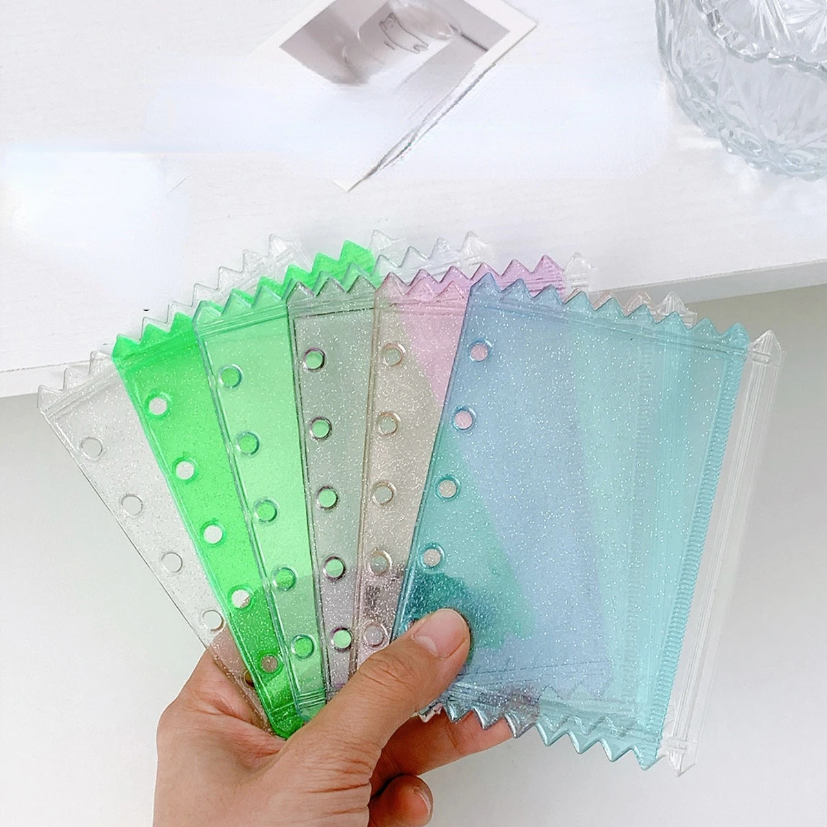 Portfolio Folder Zip - M5 5 delik şeker Collorful bağlayıcı