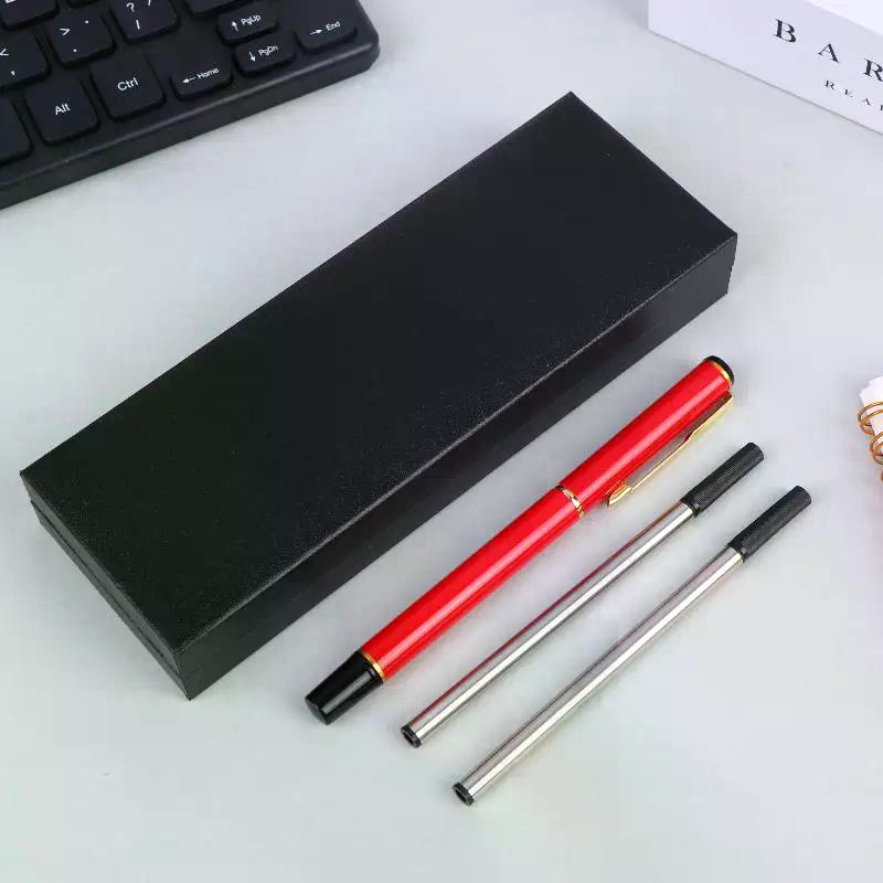Stationery Supplies Business - Hediye Kutusu Ambalajı Lüks Metal Tükenmez