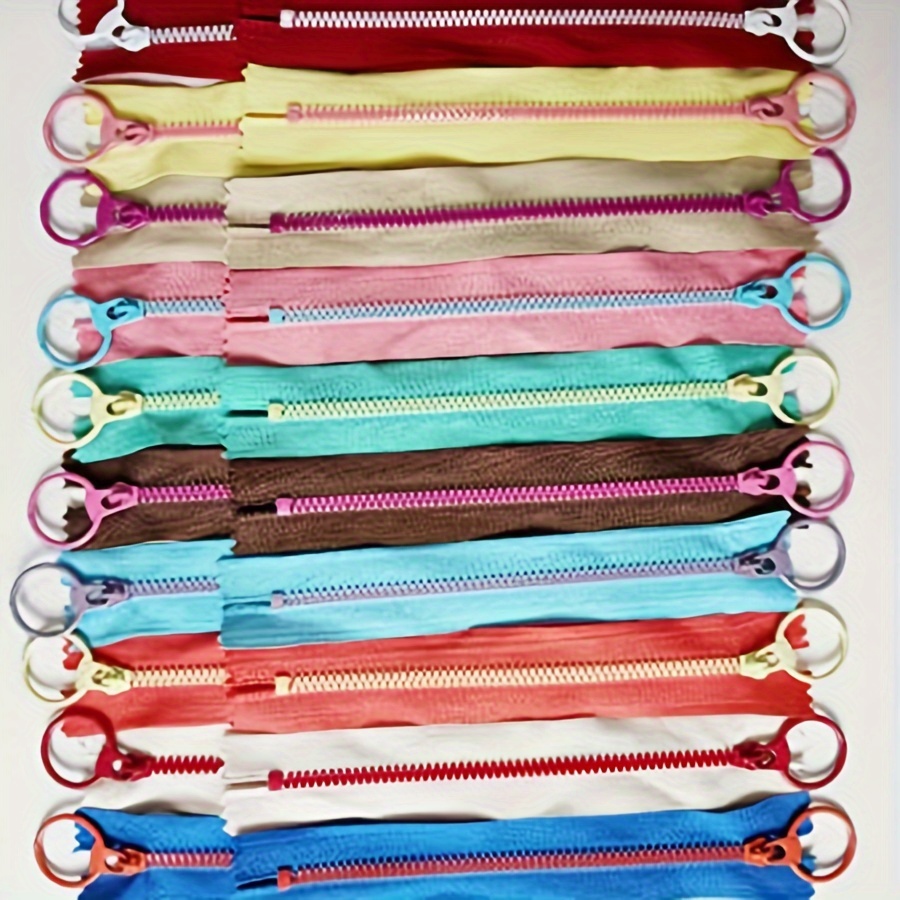 Portfolio Folder Zip - 10 adet15cm-30cm karışık reçine fermuar, 3