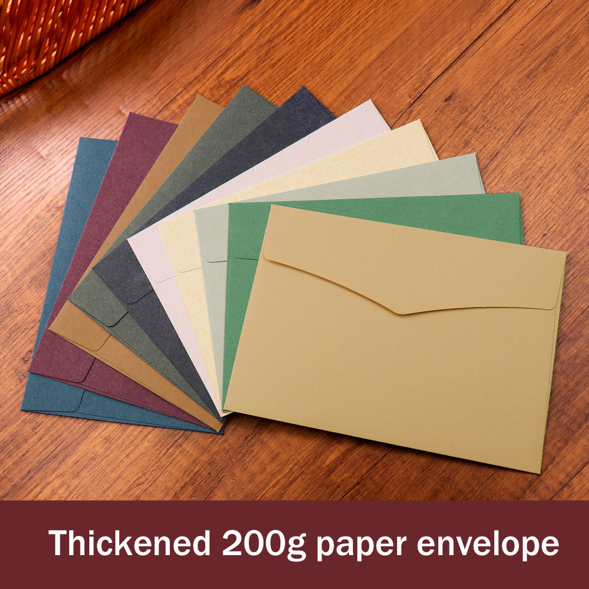 Letter Envelope Kraft - 50 adet/grup 23x16.2 cm Zarf Yüksek