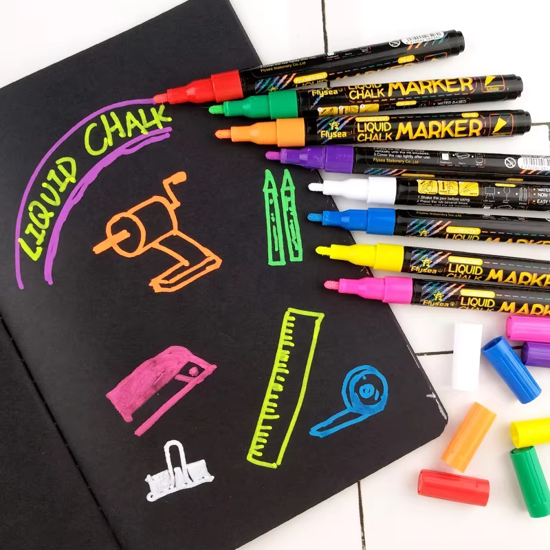 8 adet Sıvı Tebeşir İşaretleyi - Whiteboard Marker Set incelemesi ve fiyatı