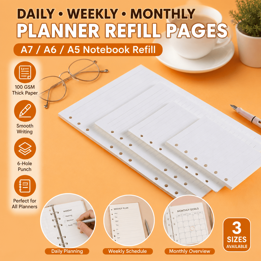 A5 A6 A7 Planlayıcı Yedek Sayf - Notebook Dotted A5 incelemesi ve fiyatı