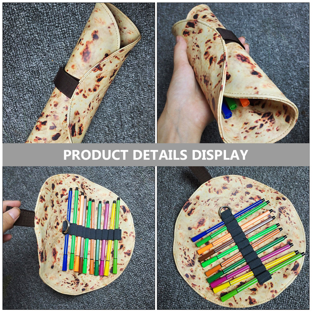 2 Adet Tortilla Desenli Kanvas - Pen Pouch Roll incelemesi ve fiyatı
