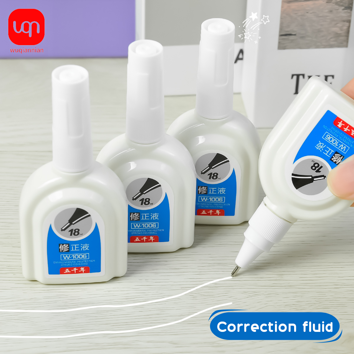 WQN-1/3/6PCS Basit Beyaz Düzel - Correction Fluid White incelemesi ve fiyatı