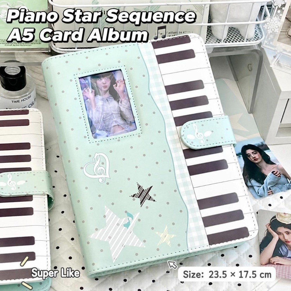 Sevimli Puantiyeli Piyano Dese - Notebook Dotted A5 incelemesi ve fiyatı